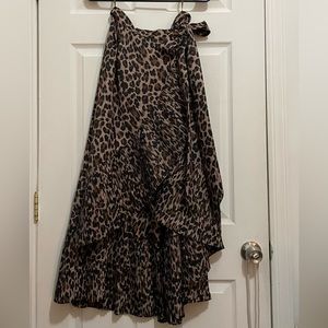 NWT | Mare x Anthropologie Asymmetrical Skirt Cheetah size s